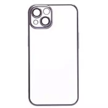 Чехол-накладка PC073 с закрытой камерой для смартфона Apple iPhone 14, силикон, синий (213855)