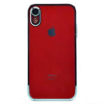 Чехол-накладка PC073 с закрытой камерой для смартфона Apple iPhone XR, силикон, зеленый (213872)