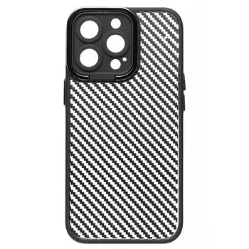 Чехол-накладка PC077 для смартфона Apple iPhone 13 Pro, силикон, черный (215121)