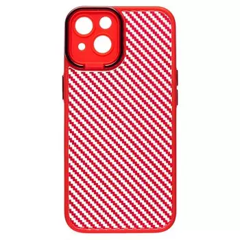 Чехол-накладка PC077 для смартфона Apple iPhone 13, силикон, красный (215119)