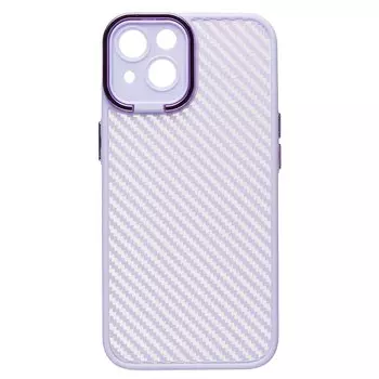 Чехол-накладка PC077 для смартфона Apple iPhone 13, силикон, светло-фиолетовый (215120)