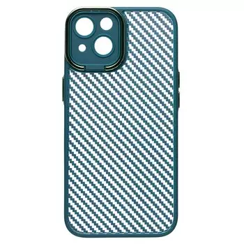 Чехол-накладка PC077 для смартфона Apple iPhone 13, силикон, темно-зеленый (215118)