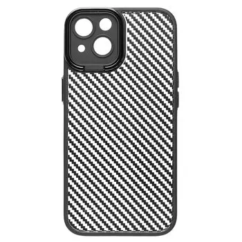 Чехол-накладка PC077 для смартфона Apple iPhone 14, силикон, черный (215129)