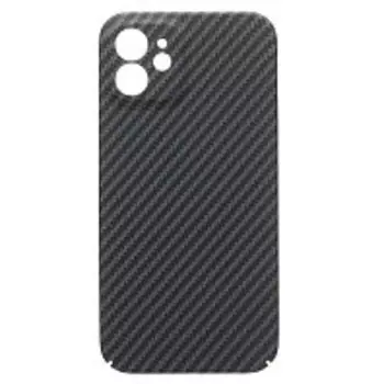 Чехол-накладка PC322 для смартфона Apple iPhone 12, пластик, черный (215242)