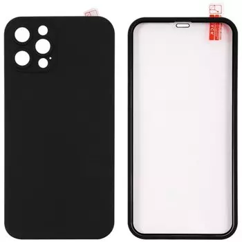Чехол-накладка Red Line 360° Full Body для смартфона Apple iPhone 12 Pro Max, полиуретан, черный (УТ000026510)
