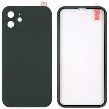 Чехол-накладка Red Line 360° Full Body для смартфона Apple iPhone 12 mini, полиуретан, зеленый (УТ000026499)