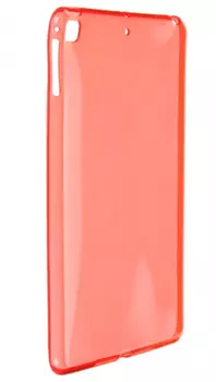 Чехол-накладка RED LINE для планшета Apple iPad Mini 4/5, силикон, красный полупрозрачный (УТ000026238)