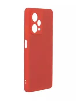 Чехол-накладка Red Line IBox Case для смартфона Xiaomi Redmi Note 12 Pro+ 5G, силикон, красный (УТ000034403)