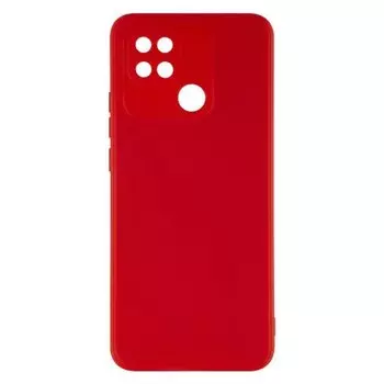 Чехол-накладка Red Line IBox Case с защитой камеры и подложкой для смартфона Xiaomi Redmi 10C, силикон, красный (УТ000031156)