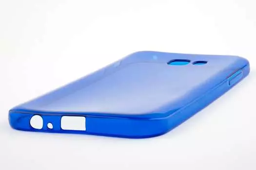 Чехол-накладка Red Line iBox Crystal для смартфона Samsung Galaxy A7 (2017), силикон, синий