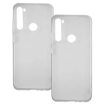 Чехол-накладка Red Line IBox Crystal для смартфона Xiaomi Redmi Note 8/Note 8 (2021), силикон, прозрачный, 2шт. (УТ000028850)