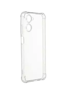 Чехол-накладка Red Line IBox Crystal с усиленными углами для смартфона Realme 10, силикон, прозрачный (УТ000033266)