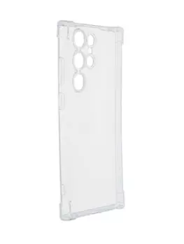 Чехол-накладка Red Line IBox Crystal с усиленными углами для смартфона Samsung Galaxy S23 Ultra, силикон, прозрачный (УТ000033667)