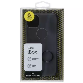 Чехол-накладка Red Line Oslo для смартфона Apple iPhone 11 Pro Max, черный (УТ000018432)