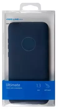Чехол-накладка Red Line Ultimate для смартфона Realme C30, силикон, синий (УТ000031764)