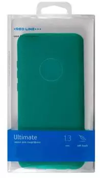 Чехол-накладка Red Line Ultimate для смартфона Realme C30, силикон, зеленый (УТ000031766)
