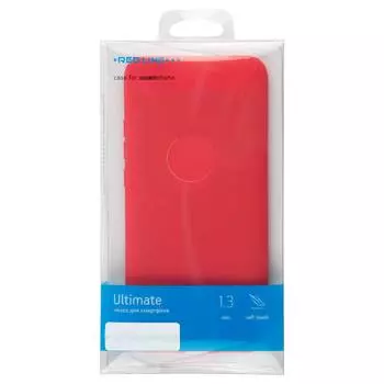 Чехол-накладка Red Line Ultimate с кардхолдером для смартфона Xiaomi Redmi Note 12 Pro 4G, силикон, красный (УТ000035668)