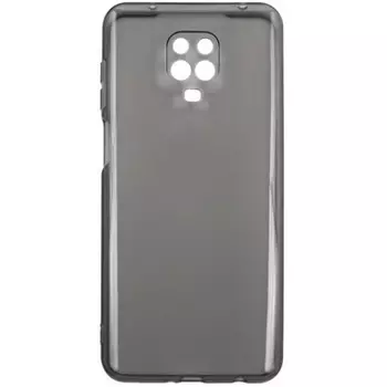 Чехол-накладка Red Line IBox Crystal для смартфона Xiaomi Redmi Note 9 Pro, силикон, черный (УТ000021141)