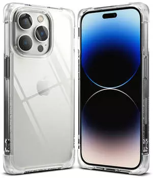 Чехол-накладка Ringke Fusion Bumper для смартфона Apple iPhone 14 Pro, силикон, прозрачный (0004188267)