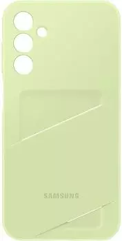 Чехол-накладка Samsung Card Slot Case для смартфона Samsung Galaxy A15, TPU, лайм (EF-OA156TMEGRU)