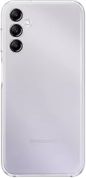 Чехол-накладка Samsung Clear Сase для смартфона Samsung Galaxy A14, силикон, прозрачный (EF-QA146CTEGRU)