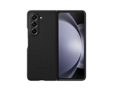 Чехол-накладка Samsung Eco-Leather для смартфона Samsung Galaxy Z Fold5, поликарбонат, черный (EF-VF946PBEGRU)