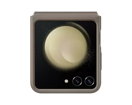 Чехол-накладка Samsung Flap Eco-Leather для смартфона Samsung Galaxy Z Flip5, поликарбонат, коричневый (EF-VF731PAEGRU)