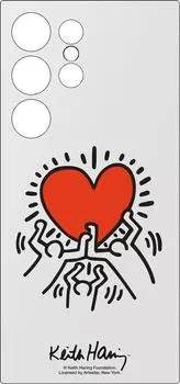 Чехол-накладка Samsung Flipsuit Case для смартфона Samsung Galaxy S24 Ultra, поликарбонат/термопластичный полиуретан, белый/прозрачный (EF-MS928CWEGRU)