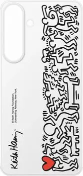 Чехол-накладка Samsung Flipsuit Case для смартфона Samsung Galaxy S25+, поликарбонат/термопластичный полиуретан, белый/прозрачный (EF-MS936CWEGRU)