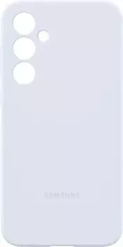 Чехол-накладка Samsung Silicone Case для смартфона Samsung Galaxy A35, силикон/микрофибра, светло-голубой (EF-PA356TLEGRU)