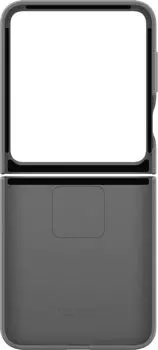 Чехол-накладка Samsung Silicone Case Flip 6 (F741) для смартфона Samsung Galaxy Z Flip 6, силикон, серый (EF-PF741TJEGRU)