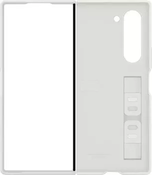 Чехол-накладка Samsung Silicone Case Fold 6 (F956) для смартфона Samsung Galaxy Z Fold 6, силикон, белый (EF-MF956TWEGRU)