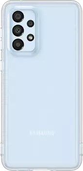 Чехол-накладка Samsung Soft Clear Cover для смартфона Samsung Galaxy A33 5G, полиуретан, прозрачный (EF-QA336TTEGRU)
