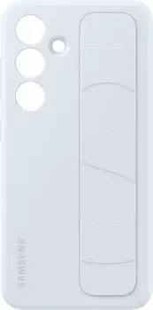 Чехол-накладка Samsung Standing Grip Case для смартфона Samsung Galaxy S24+, силикон, светло-голубой (EF-GS926CLEGRU)
