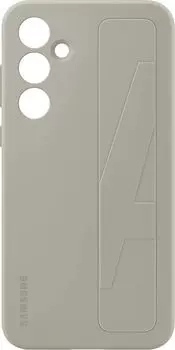 Чехол-накладка Samsung Standing Grip Case для смартфона Samsung Galaxy A55, силикон, серый (EF-GA556TJEGRU)