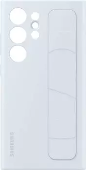 Чехол-накладка Samsung Standing Grip Case для смартфона Samsung Galaxy S24 Ultra, силикон, светло-голубой (EF-GS928CLEGRU)