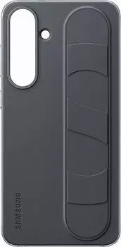 Чехол-накладка Samsung Standing Grip Case для смартфона Samsung Galaxy S25+, TPU, черный (EF-GS936CBEGRU)