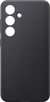 Чехол-накладка Samsung Vegan Leather Case для смартфона Samsung Galaxy S24+, искусственная кожа, черный (GP-FPS926HCABR)