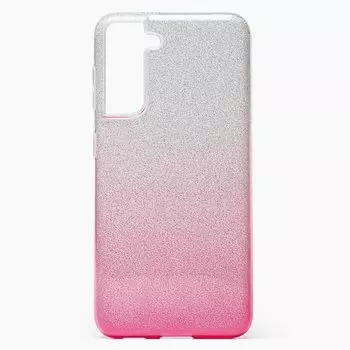 Чехол-накладка SC097 для смартфона Samsung SM-G996 Galaxy S21+, силикон, pink/silver (131210)
