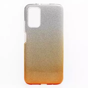 Чехол-накладка SC097 Gradient для смартфона Xiaomi Redmi 9T, силикон, gold/silver (131219)