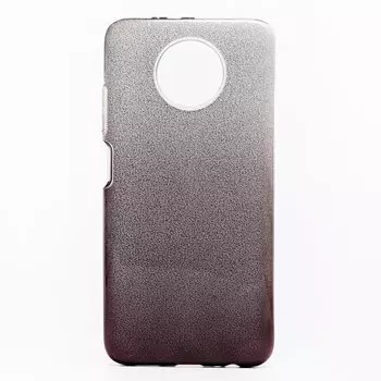 Чехол-накладка SC097 Gradient для смартфона Xiaomi Redmi Note 9T, силикон, black/silver (131222)