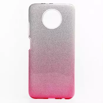 Чехол-накладка SC097 Gradient для смартфона Xiaomi Redmi Note 9T, силикон, pink/silver (131225)