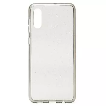 Чехол-накладка SC123 для смартфона Samsung SM-A022 Galaxy A02, силикон, белый (133043)