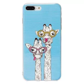 Чехол-накладка SC132 для смартфона Apple iPhone 7 Plus/8 Plus, принт 001, детская серия (94574)