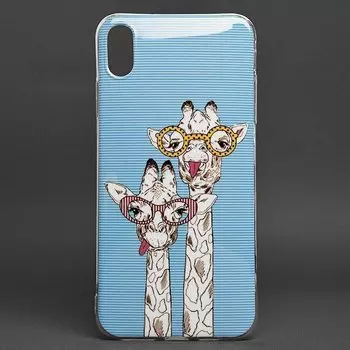 Чехол-накладка SC132 для смартфона Apple iPhone XS Max, принт 001, детская серия