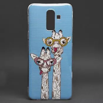 Чехол-накладка - SC132 для смартфона Samsung SM-J810 Galaxy J8 2018, принт 001, детская серия