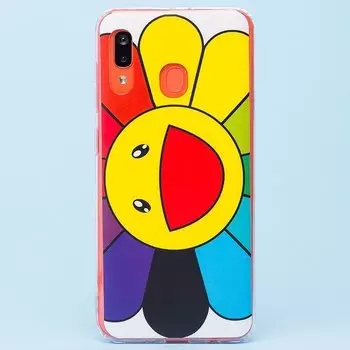 Чехол-накладка SC156 для смартфона Samsung SM-A205/SM-A305 Galaxy A20/Galaxy A30, силикон, рисунок 011 (106187)