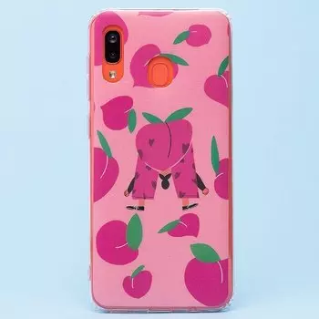 Чехол-накладка SC156 для смартфона Samsung SM-A205/SM-A305 Galaxy A20/Galaxy A30, силикон, рисунок 022 (106173)