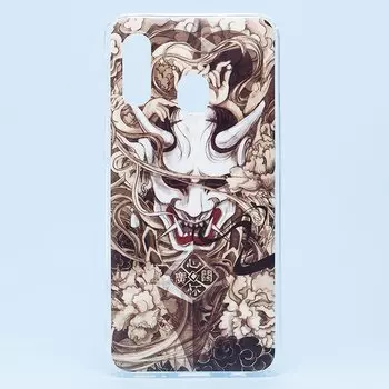 Чехол-накладка SC156 для смартфона Samsung SM-A405 Galaxy A40, силикон, рисунок 025 (106226)