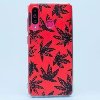 Чехол-накладка SC156 для смартфона Samsung SM-A606 Galaxy A60, силикон, рисунок 001 (106252)